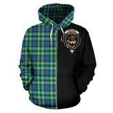 Graham of Montrose Ancient Tartan Crest Zipper Hoodie - Half Of Me Style
